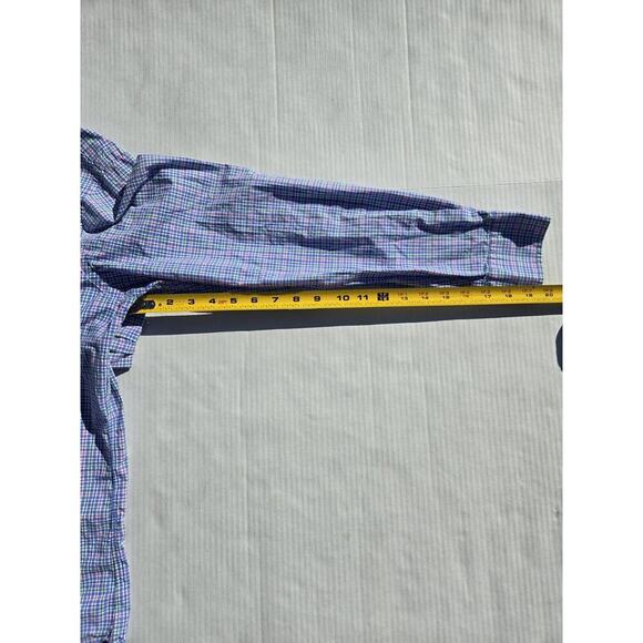 Ralph Lauren Plaid Long Sleeve Button Up Shirt Medium White Pink Easter - Picture 6 of 12